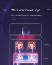 Electric Massage Mattress Air Pad Infrared Roller Electric Full Body Airbag Vibration Stretching Pressure Massage Mat