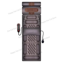 Electric Massage Mattress Air Pad Infrared Roller Electric Full Body Airbag Vibration Stretching Pressure Massage Mat