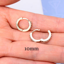 2 Pcs Rainbow Little Huggies Hoop Earrings Girl Tiny Rings Cartilage Small Helix Piercing Conch Earlobe Tragus Circle Men Hoops