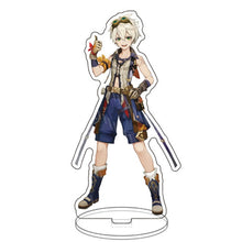 Anime Figure Genshin Impact Xiao Venti Hutao Zhongli Acrylic Stand Model Plate Desk Decor Standing Sign Keychain for Fans Gifts