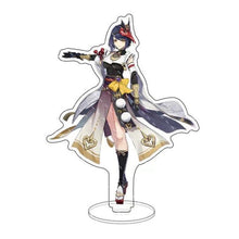 Anime Figure Genshin Impact Xiao Venti Hutao Zhongli Acrylic Stand Model Plate Desk Decor Standing Sign Keychain for Fans Gifts
