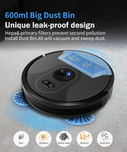 ABIR X6 Robot Vacuum Cleaner, Visual Navigation,APP Virtual Barrier,6000PA Suction,Smart Home Mop,Floor Carpet Washing Appliance