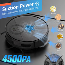 MAMNV BR151 Robot Vacuum Cleaner 4500Pa Smart Home Sweeper Cleaning Machine For Home Carpet Cleaning Pet Hair Wifi APP Alexa