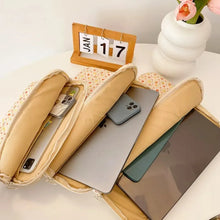 Cute Flower Laptop Sleeve 11 13 14 15.3 15 Inch Portable Table Cover Bags for Macbook Ipad Pro 11 12.9 Air HP ASUS Computer Case