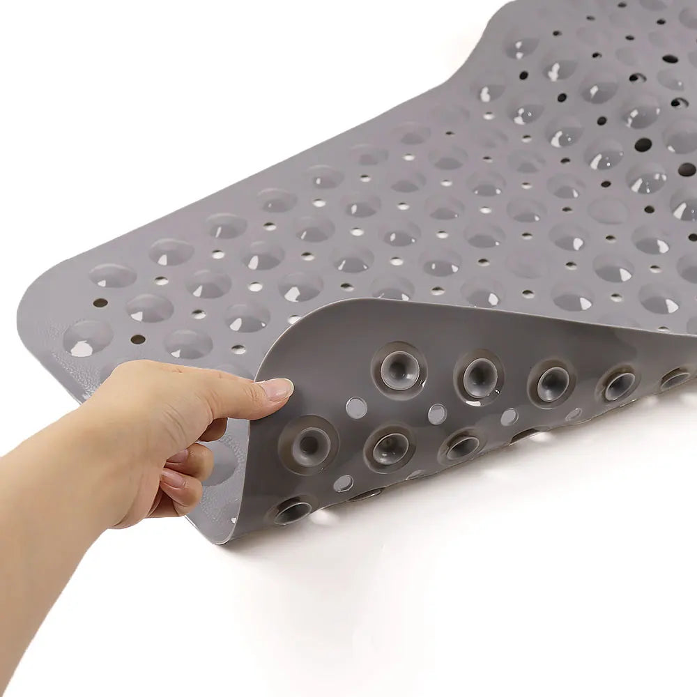 Silicone world PVC Anti-skid Bath Mats Soft Shower Bathroom Massage Mat Suction Cup Non-slip Bathtub Carpet 40x100cm Floor Mat