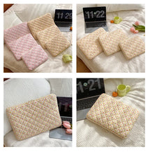 Cute Flower Laptop Sleeve 11 13 14 15.3 15 Inch Portable Table Cover Bags for Macbook Ipad Pro 11 12.9 Air HP ASUS Computer Case