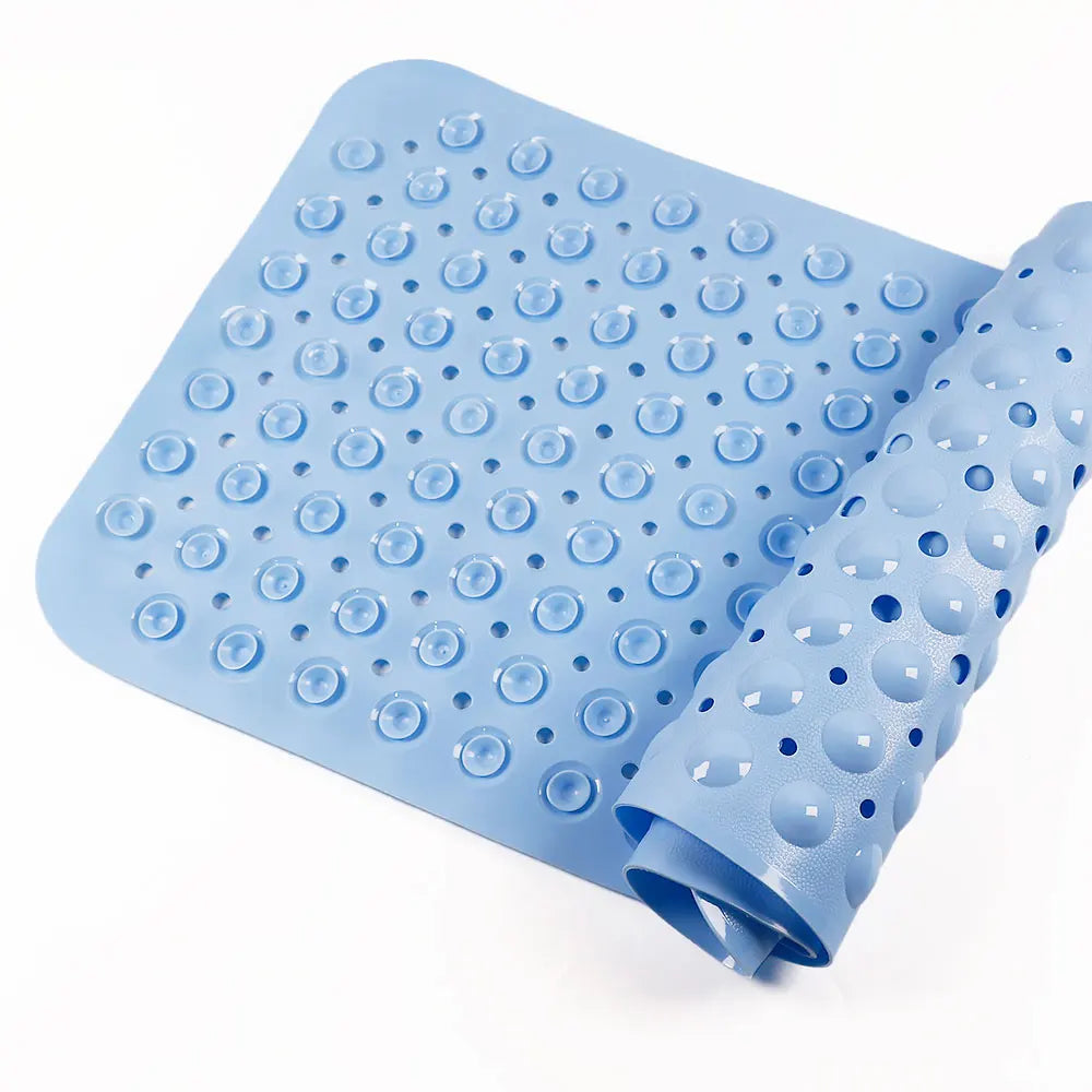 Silicone world PVC Anti-skid Bath Mats Soft Shower Bathroom Massage Mat Suction Cup Non-slip Bathtub Carpet 40x100cm Floor Mat