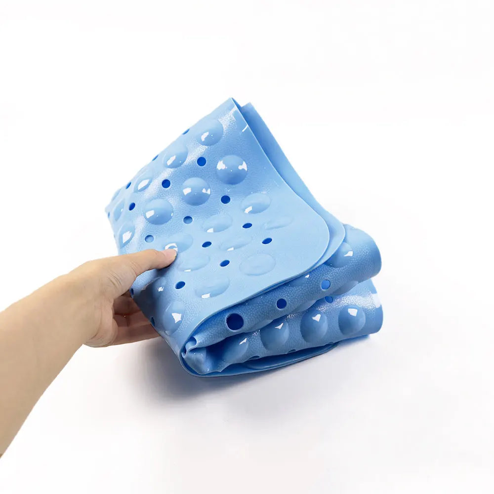 Silicone world PVC Anti-skid Bath Mats Soft Shower Bathroom Massage Mat Suction Cup Non-slip Bathtub Carpet 40x100cm Floor Mat