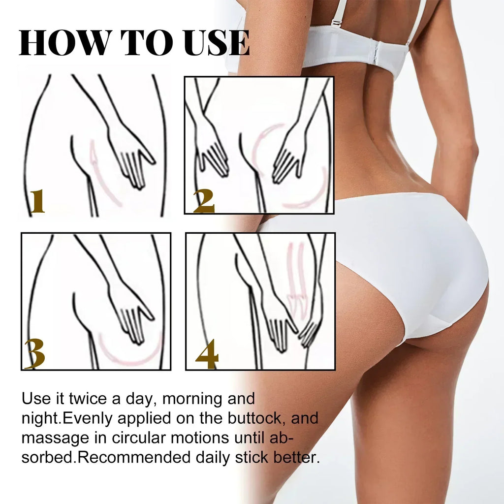 Women Hip Lift Up Buttock Enhancement Essential Serum Enlargement Cream Ass Liftting Up Hip Tightening Massage Essence Serum