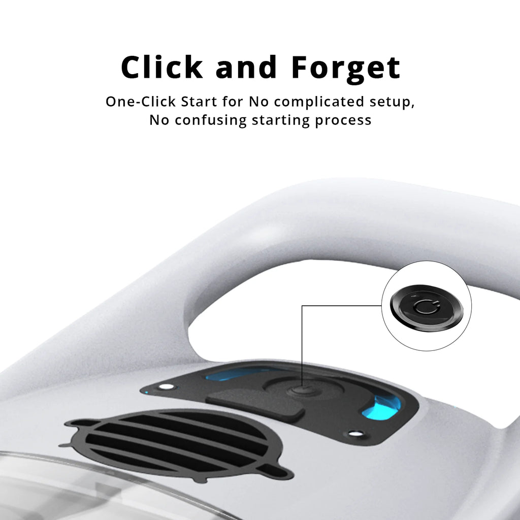 Seauto Crab Cordless Robotic Pool Cleaner Wall Climbing, Sonar Navigation, Intelligent Route Planning,120 min Battery Life