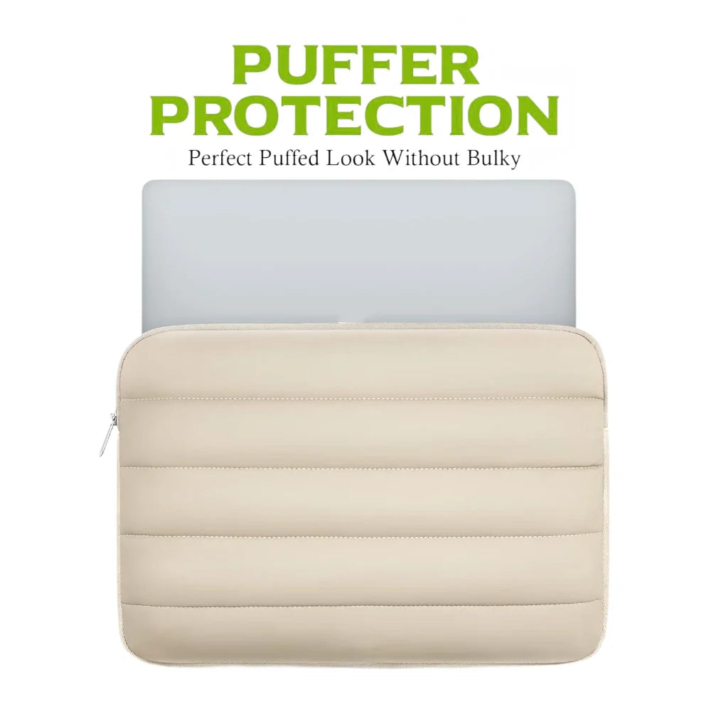 Puffy Laptop Sleeve 13-14 Inch For Women,Laptop Cover for iPad Pro 12.9 MacBook Pro 14 Inch MacBook Air 13 Inch Tablet Pouch Bag