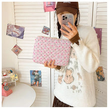 Cute Flower Laptop Sleeve 11 13 14 15.3 15 Inch Portable Table Cover Bags for Macbook Ipad Pro 11 12.9 Air HP ASUS Computer Case