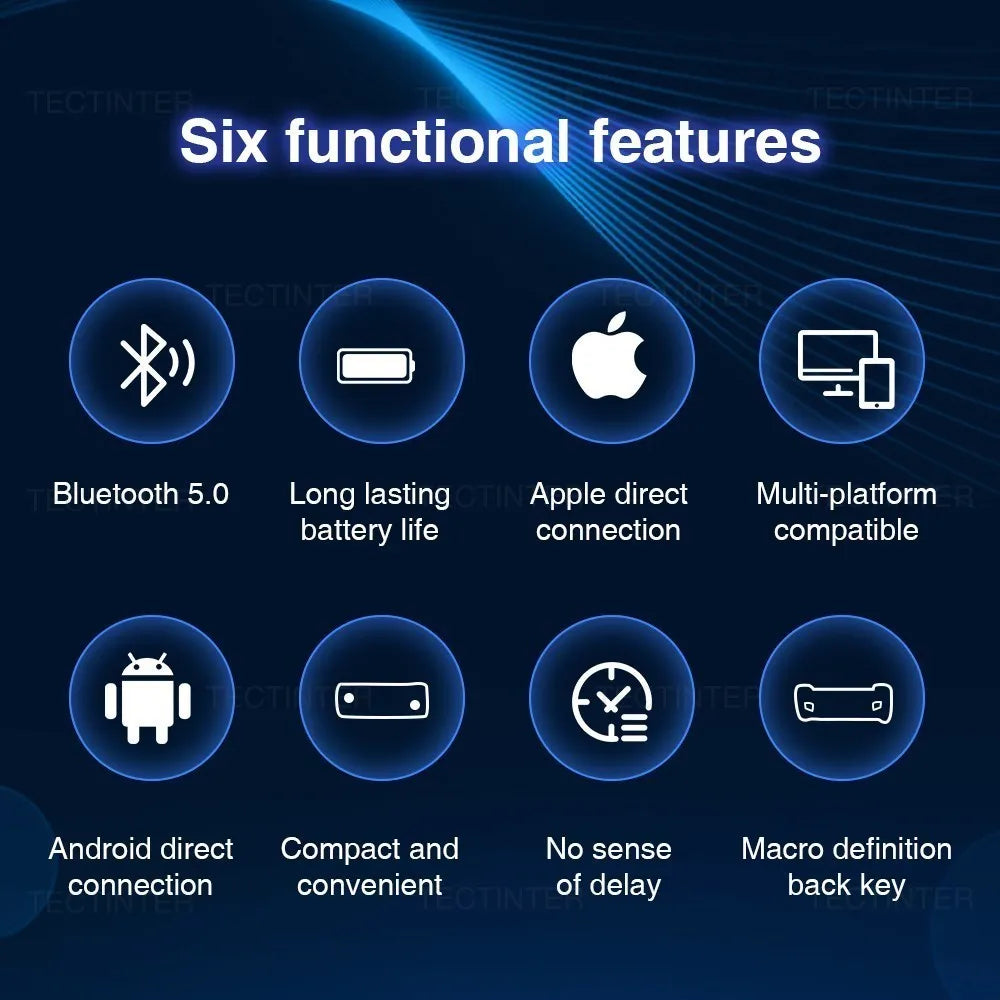 Stretchable Wireless Bluetooth Game Controller For Mobile Phone Android IOS Retractable Gamepad Joystick For PS4 PS3 Switch PC