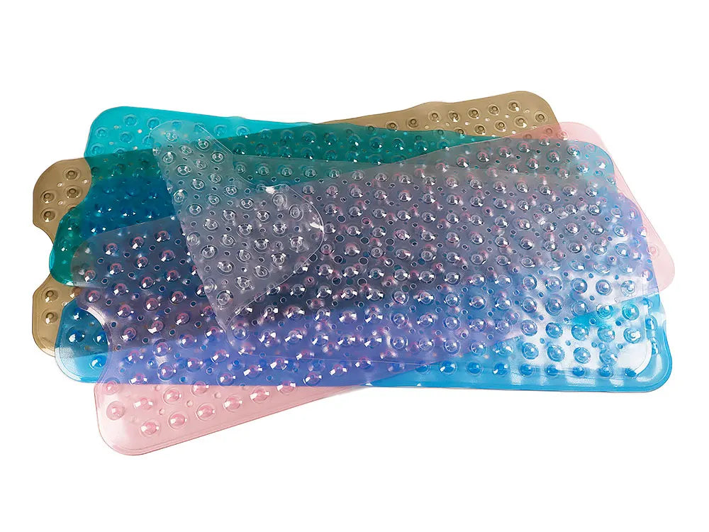 Silicone world PVC Anti-skid Bath Mats Soft Shower Bathroom Massage Mat Suction Cup Non-slip Bathtub Carpet 40x100cm Floor Mat