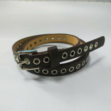 Ladies Women Pu Leather Belt with Rivet Studded Single Grommet Holes Waist Chain hiphop girls Masculinity Rivet Bracelet