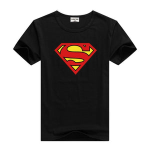 DMDM PIG Batman Superman Short Sleeve T-Shirts For Boys Girl Tops Kids Clothing TShirt Size 2 3 4 5 6 7 8 Years Baby Clothes Tee