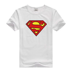 DMDM PIG Batman Superman Short Sleeve T-Shirts For Boys Girl Tops Kids Clothing TShirt Size 2 3 4 5 6 7 8 Years Baby Clothes Tee