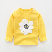 2020 New Baby Children's Clothing Cotton Long-sleeved T-shirt Korean Version Cute Tops Tee Underwear Soft Casual Bottoming Shirt