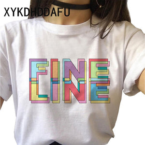 Harry Styles T Shirt Women Harajuku Tee Aesthetic Streetwear Clothes Ulzzang Tshirt Vintage Hip Hop Fashion T-shirt Female 2020