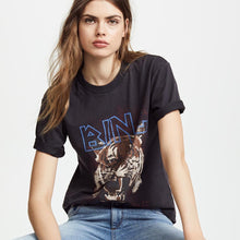 Boho Black Tiger Head Graphic Tees Women Cotton Short Sleeve O Neck Tshirt Shirts New Fashion Women T-shirt Casual T-shirts