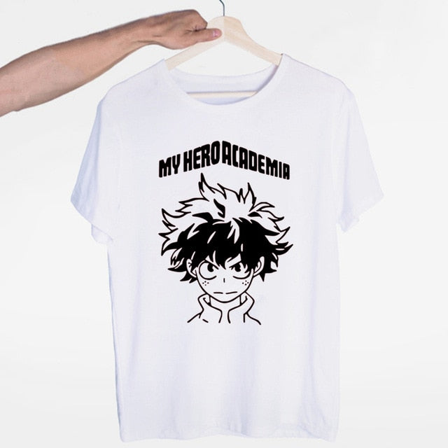 Anime My Hero Academia Izuku Midoriya Cosplay Boku No Hero Academia T-shirts Short Sleeve Tshirts Womens T Shirts Fashion 2020