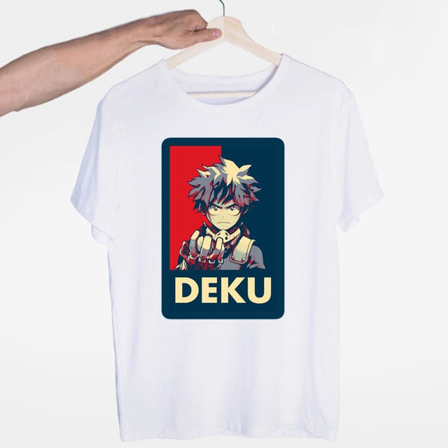 Anime My Hero Academia Izuku Midoriya Cosplay Boku No Hero Academia T-shirts Short Sleeve Tshirts Womens T Shirts Fashion 2020
