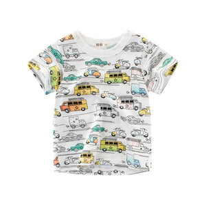 Children's T-Shirt Children for Boys  a Boy Girls Kids Kid's Shirts Child Baby Toddler Cotton Cartoon Tee Tops Clothing Short