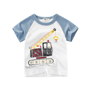 Children's T-Shirt Children for Boys  a Boy Girls Kids Kid's Shirts Child Baby Toddler Cotton Cartoon Tee Tops Clothing Short