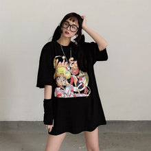 NiceMix 2020 Fashion Korean Streetwear Ladies Autumn Punk Tops Tees Women Printed Long Sleeve T Shirts Casual Hip Hop Clothing