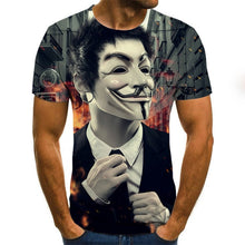 3D Printed T Shirt Men Joker Face Casual O-neck Male Tshirt Clown Short Sleeve Funny T Shirts 2020 Summer Tee Shirt Homme