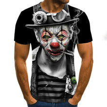 3D Printed T Shirt Men Joker Face Casual O-neck Male Tshirt Clown Short Sleeve Funny T Shirts 2020 Summer Tee Shirt Homme