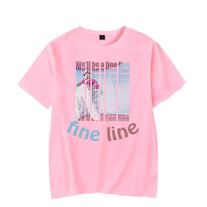 Harry Styles Fine Line Korean T Shirt Women Fashion Tops Shirts Short Sleeve Round Nack T-Shirts Leisure Top Tee Casual Ladies