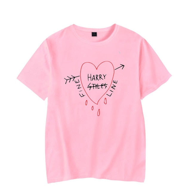 Harry Styles Fine Line Korean T Shirt Women Fashion Tops Shirts Short Sleeve Round Nack T-Shirts Leisure Top Tee Casual Ladies