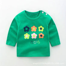 2020 New Baby Children's Clothing Cotton Long-sleeved T-shirt Korean Version Cute Tops Tee Underwear Soft Casual Bottoming Shirt