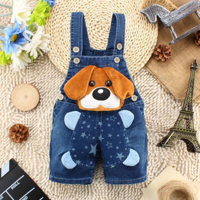 IENENS Summer 1PC Kids Baby Boys Clothes Clothing Short Trousers Toddler Infant Boy Pants Denim Shorts Jeans Overalls Dungarees