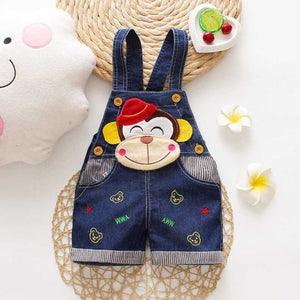 IENENS Summer 1PC Kids Baby Boys Clothes Clothing Short Trousers Toddler Infant Boy Pants Denim Shorts Jeans Overalls Dungarees