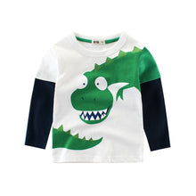 Kids Shirts T-Shirt for Children's Children Girls Boys a Boy Shirt Child Kid's Dinosaur Kid Cotton Cartoon Tops Clothing Clothes