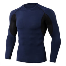 Dry Fit Compression Shirt Men Rashgard Fitness Long Sleeves Running Shirt Men Gym T Shirt Football Jersey Sportswear Sport Tight