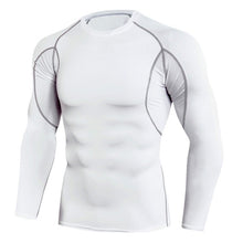 Dry Fit Compression Shirt Men Rashgard Fitness Long Sleeves Running Shirt Men Gym T Shirt Football Jersey Sportswear Sport Tight