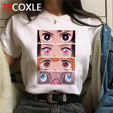 Hot Demon Slayer Funny Cartoon T Shirt Men Fashion Kimetsu No Yaiba T-shirt Graphic Japanese Anime Tshirt Hip Hop Top Tees Male