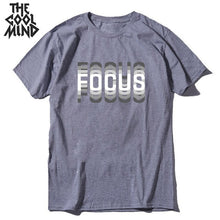 COOLMIND 100% cotton summer loose focus print men T shirt casual loose o-neck men tshirt short sleeve t-shirt male tee shirts