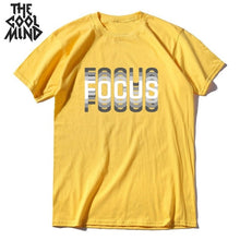 COOLMIND 100% cotton summer loose focus print men T shirt casual loose o-neck men tshirt short sleeve t-shirt male tee shirts