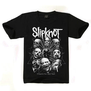 Men/Women Slipknot t shirt heavy metal tshirts Summer Tops Tees all hope is gone T-shirt Men Rock band t-shirts Plus Size