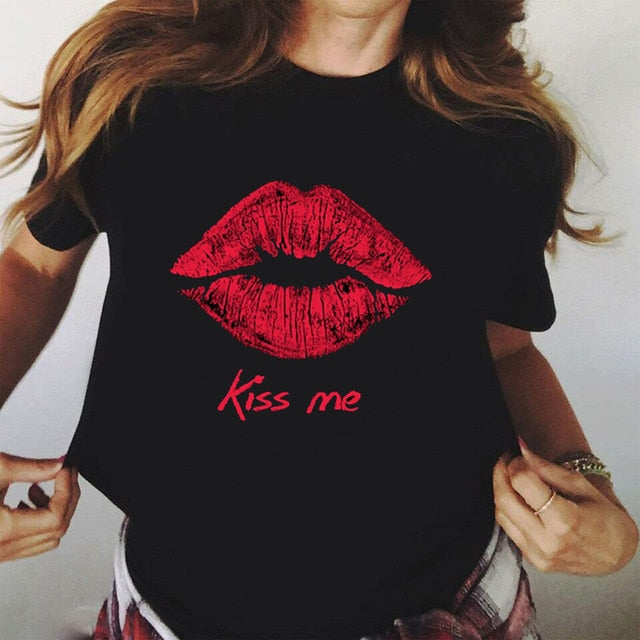 Pink Eyelashes Print Art T Shirt Women Princess Makeup Graphic Tee Personality Hipster Summer Woman Tumblr Art Tshirt Streetwear