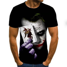 Hot Sale Clown T Shirt Men/women Joker Face 3D Printed Terror Fashion T-shirts size XXS-6XL