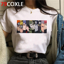 Naruto Summer Harajuku Cool Tshirt Unisex 90s T Shirt Japanese Anime Funny Cartoon T-shirt Streetwear Hip Hop Top Tees Male