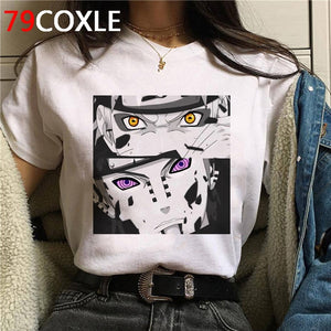 Naruto Summer Harajuku Cool Tshirt Unisex 90s T Shirt Japanese Anime Funny Cartoon T-shirt Streetwear Hip Hop Top Tees Male