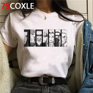 Naruto Summer Harajuku Cool Tshirt Unisex 90s T Shirt Japanese Anime Funny Cartoon T-shirt Streetwear Hip Hop Top Tees Male