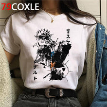 Naruto Summer Harajuku Cool Tshirt Unisex 90s T Shirt Japanese Anime Funny Cartoon T-shirt Streetwear Hip Hop Top Tees Male