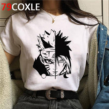 Naruto Summer Harajuku Cool Tshirt Unisex 90s T Shirt Japanese Anime Funny Cartoon T-shirt Streetwear Hip Hop Top Tees Male